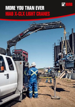 Hydrauliczne żurawie do załadunku Hiab X-CLX 102 E-1 