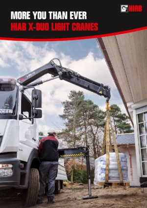Hydrauliczne żurawie do załadunku Hiab X-Duo 112 B-1