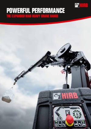 Hydrauliczne żurawie do załadunku Hiab X-HiPro 362 EP-5 