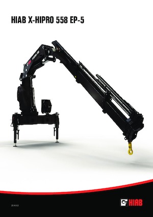 Hydrauliczne żurawie do załadunku Hiab X-HiPro 558 EP-5