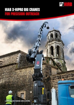 Hydrauliczne żurawie do załadunku Hiab X-HiPro 548 E-6 Jib 150 X-6
