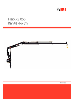 Hydrauliczne żurawie do załadunku Hiab XS 055 B-1 Classic