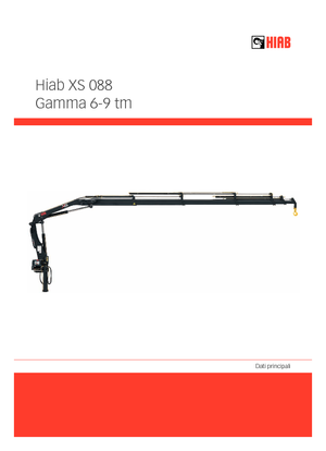 Hydrauliczne żurawie do załadunku Hiab XS 088 B-2 DUO