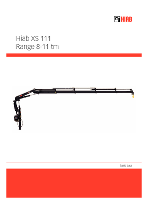 Hydrauliczne żurawie do załadunku Hiab XS 111 B-3 HIDUO