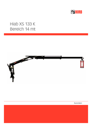 Hydrauliczne żurawie do załadunku Hiab XS 133 K-2 PRO