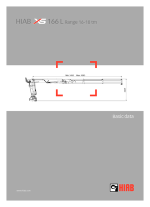 Hydrauliczne żurawie do załadunku Hiab XS 166 DLS-4 PRO