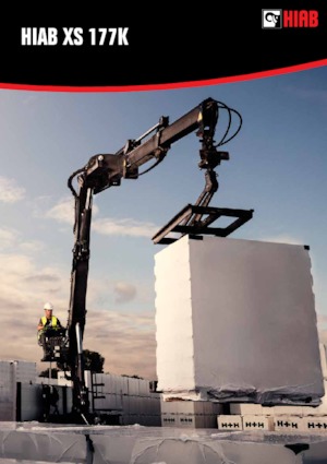 Hydrauliczne żurawie do załadunku Hiab XS 177 K-2 PRO