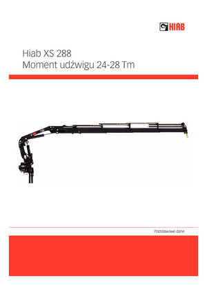 Żurawie rolkowe Hiab XS 288 E-8 HIPRO CD