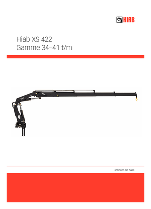 Hydrauliczne żurawie do załadunku Hiab XS 422 EP-5 HIPRO CD