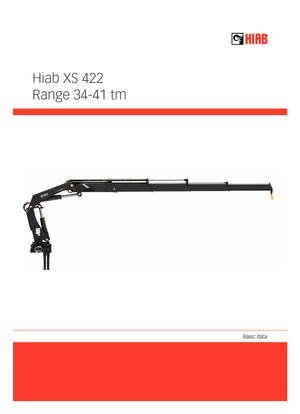 Hydrauliczne żurawie do załadunku Hiab XS 422 EP-5 HIPRO CD
