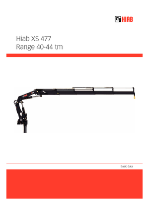 Hydrauliczne żurawie do załadunku Hiab XS 477 E-8 HIPRO CD