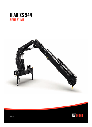 Hydrauliczne żurawie do załadunku Hiab XS 544 E-6 HIPRO