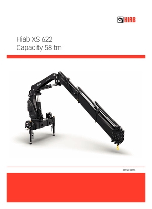 Hydrauliczne żurawie do załadunku Hiab XS 622 E-6 HIPRO