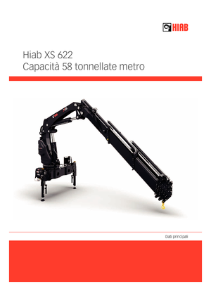 Hydrauliczne żurawie do załadunku Hiab XS 622 EP-4 HIPRO