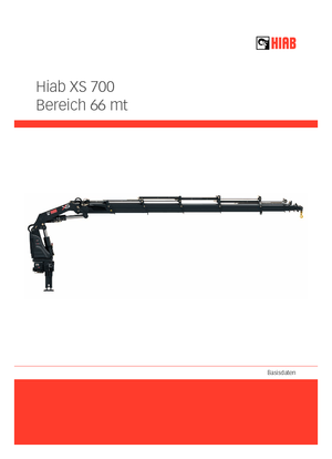 Hydrauliczne żurawie do załadunku Hiab XS 700 E-9 HIPRO CD