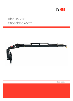 Hydrauliczne żurawie do załadunku Hiab XS 700 E-9 HIPRO CD