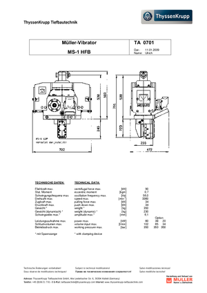 Wibromłoty Müller MS 1 HFB