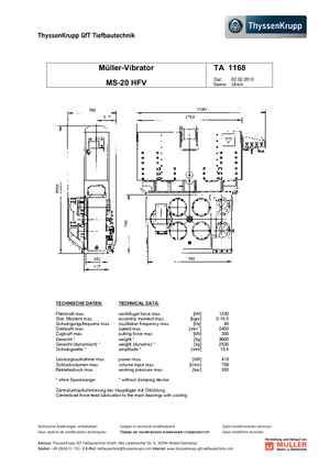 Wibromłoty Müller MS 20 HFV