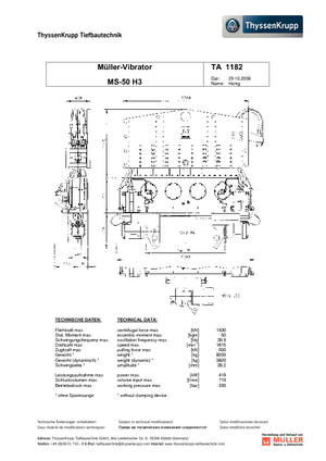 Wibromłoty Müller MS 50 H 3
