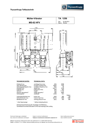 Wibromłoty Müller MS 62 HFV