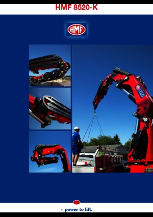 Hydrauliczne żurawie do załadunku HMF 8520-K6