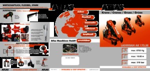 Hydrauliczne żurawie do załadunku Atlas AK 172.3E A3 