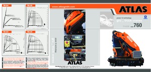 Hydrauliczne żurawie do załadunku Atlas AK 760.8 J4