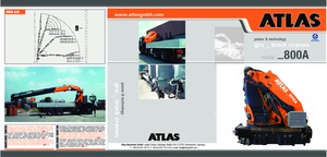 Hydrauliczne żurawie do załadunku Atlas AK 800 A4