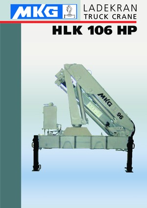 Hydrauliczne żurawie do załadunku MKG HLK 106 HP a1