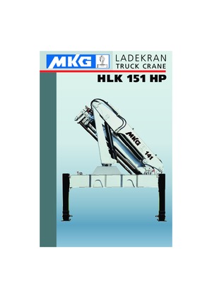 Hydrauliczne żurawie do załadunku MKG HLK 151 HP a2 