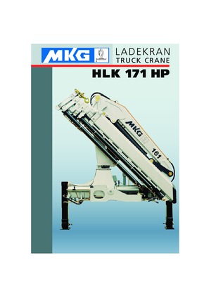 Hydrauliczne żurawie do załadunku MKG HLK 171 HP a3