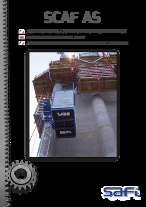 Wciągniki i wciągarki przemysłowe Safi SCAF AS