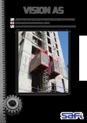 Wciągniki i wciągarki przemysłowe Safi VISION AS 1000