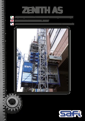 Wciągniki i wciągarki przemysłowe Safi ZENITH AS 2000