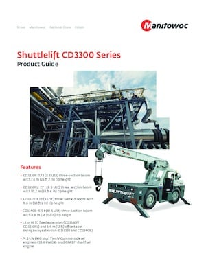 Przemysłowe żurawie samojezdne Shuttlelift 3340 B