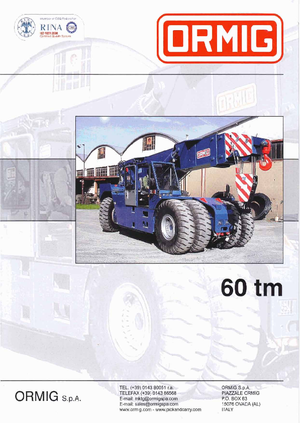 Przemysłowe żurawie samojezdne ORMIG 60 tm