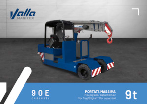 Przemysłowe żurawie samojezdne Valla 90 E