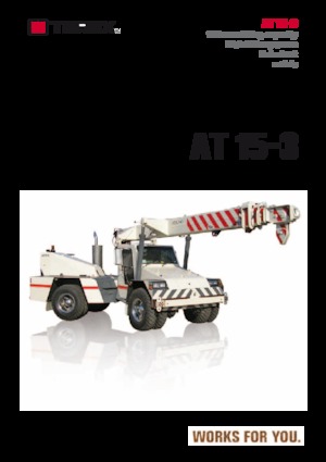 Przemysłowe żurawie samojezdne Franna AT 15-3