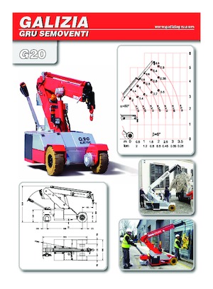 Przemysłowe żurawie samojezdne Galizia G 20 E