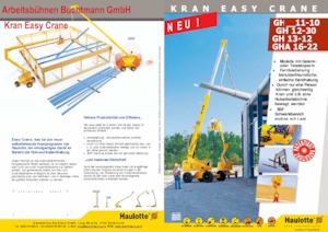 Przemysłowe żurawie samojezdne Haulotte GHA 16-22