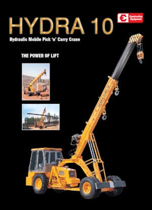Przemysłowe żurawie samojezdne Escorts Hydra 10
