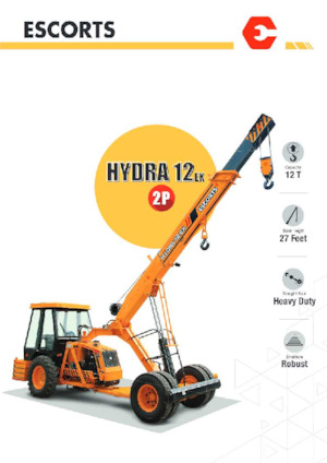 Przemysłowe żurawie samojezdne Escorts Hydra 12 EX