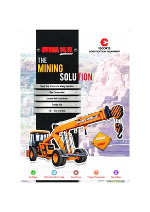 Przemysłowe żurawie samojezdne Escorts Hydra 14 EX Plus