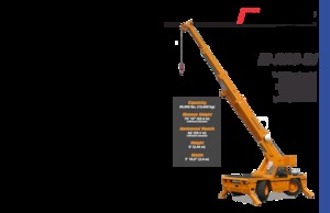 Przemysłowe żurawie samojezdne Broderson IC-200