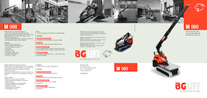 Żurawie gąsienicowe — wysięgnik teleskopowy BG Lift M 060