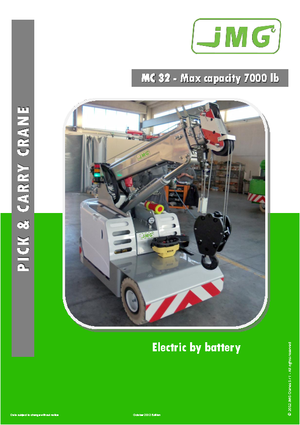 Przemysłowe żurawie samojezdne JMG MC 32