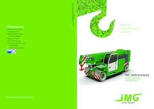 Przemysłowe żurawie samojezdne JMG MC 400