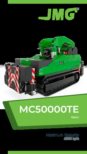 Przemysłowe żurawie samojezdne JMG MC 50000TE