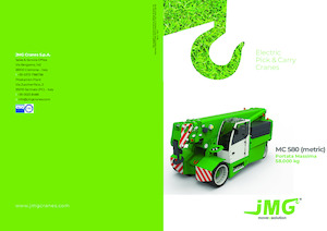 Przemysłowe żurawie samojezdne JMG MC 580 