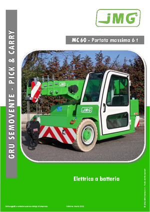 Przemysłowe żurawie samojezdne JMG MC 60